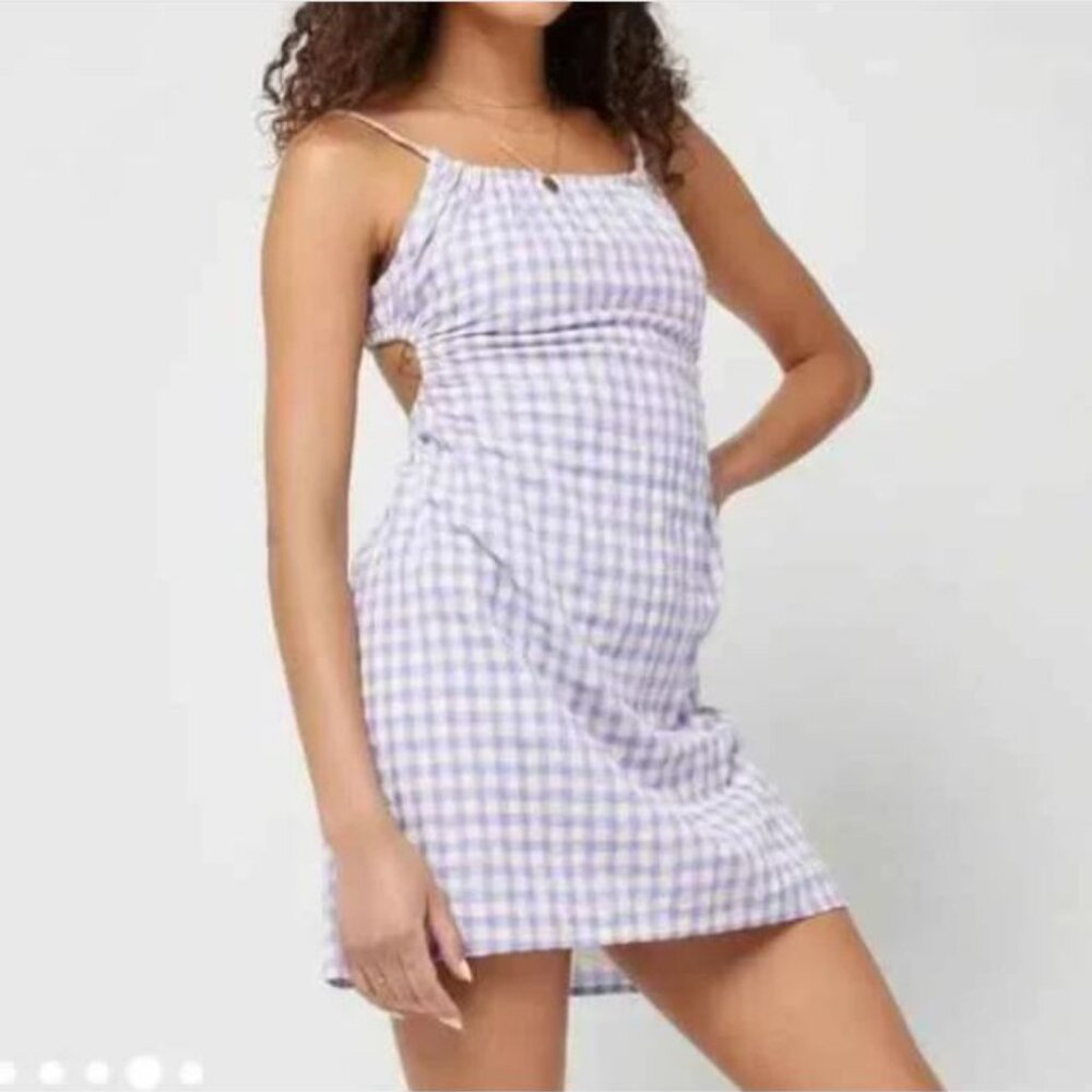 L*Space Anika dress plaid lilac